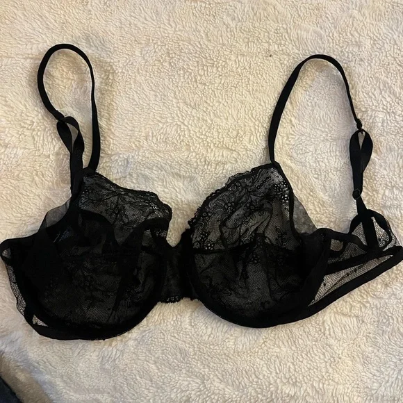 La Perla Black Lace Underwire Bra - Picture 1 of 8
